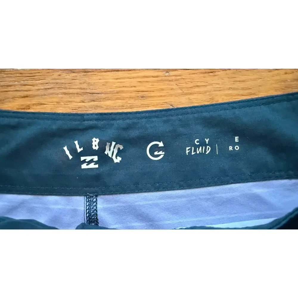 BILLABONG Recycler Fluid Pro Blue Boardshorts Mens sz 30